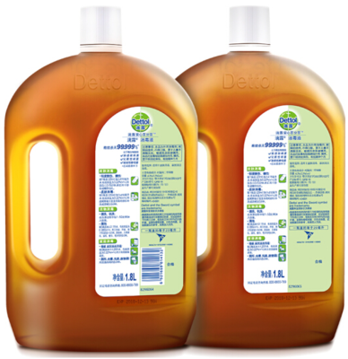 净享实惠!滴露Dettol消毒液1.8L*2