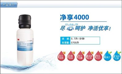 3M 净水器 净享4000型+3M配件包(含安装费)-家居装修-亚马逊