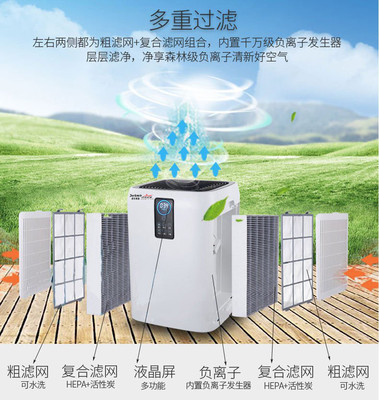 德科梅瑞家用智能PM2.5空气净化器DKZ-J-036
